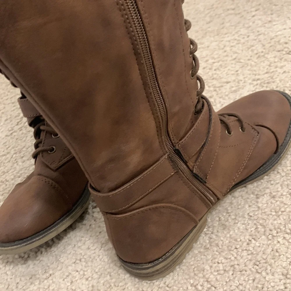 brown long boots - Picture 5 of 5